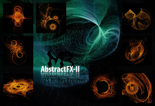 25 красивых абстрактных кистей для Photoshop
